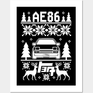 Retro Ride Christmas Edition Ugly Design Posters and Art